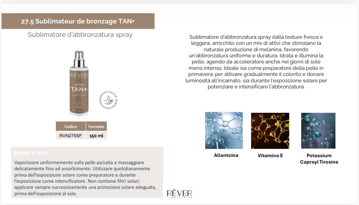 Sublimatore d’abbronzatura spray