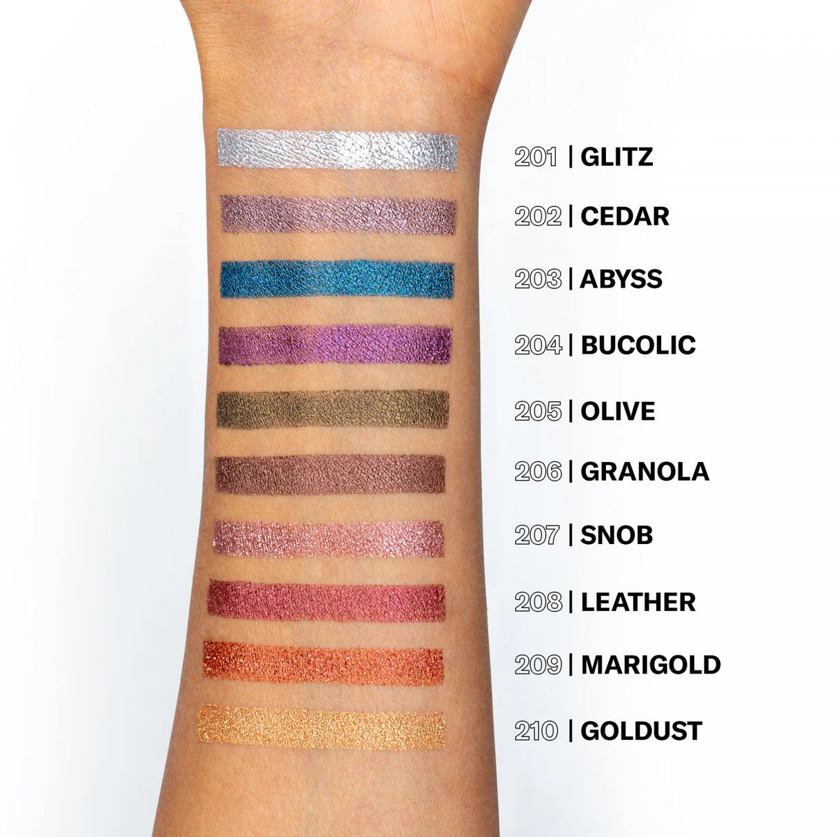 MESAUDA VIBRANT EYESHADOW- ABYSS 203