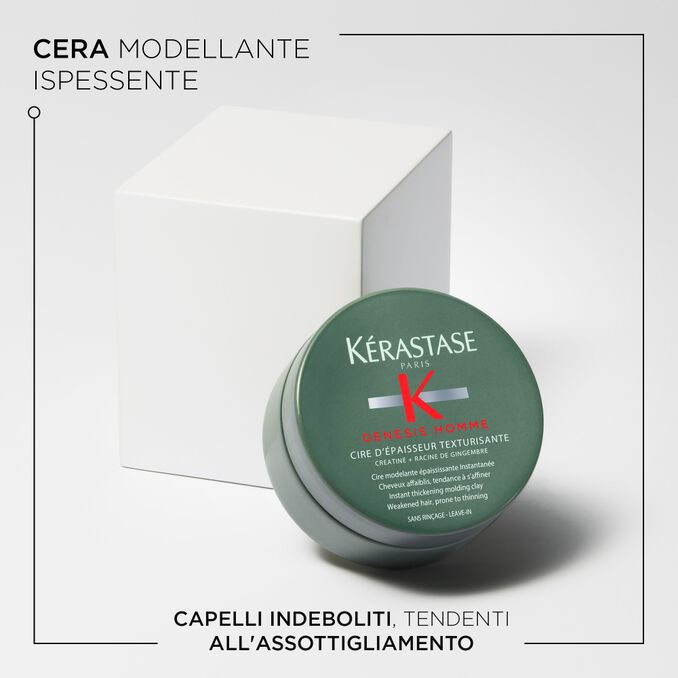 Kérastase Genesis Homme Cire D'Épaisseur Texturisante 75 ml- Cera Ispessente