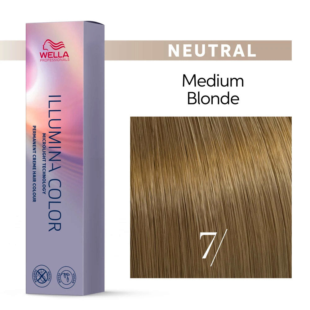 Wella professional - Illumina Color 7/ Colorazione Biondo Medio 60ml