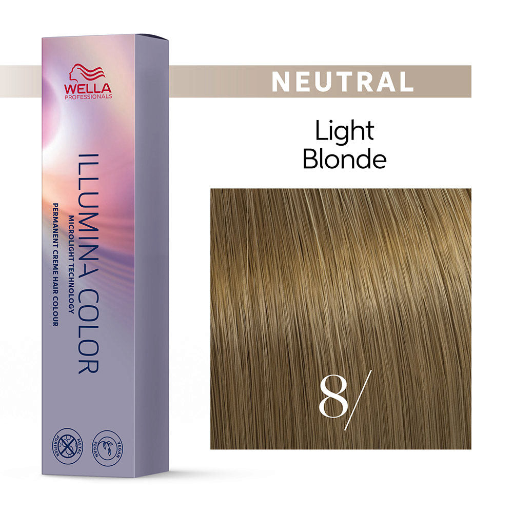 Wella professional - Illumina color 8/ Colorazione Biondo Chiaro 60ml
