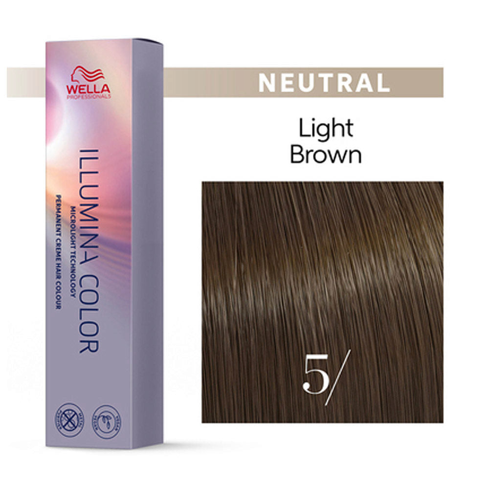 Wella professional - Illumina Color 5/ Colorazione Castano Chiaro 60ml