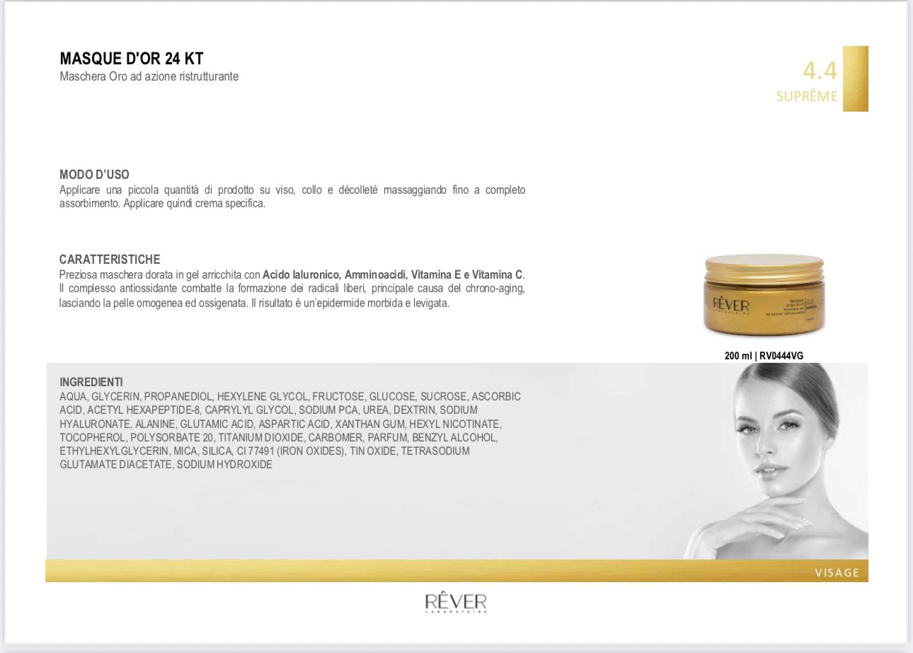 4.4 MASQUE D'OR 24 KT