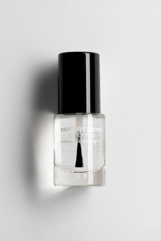 Fast dry drops top coat