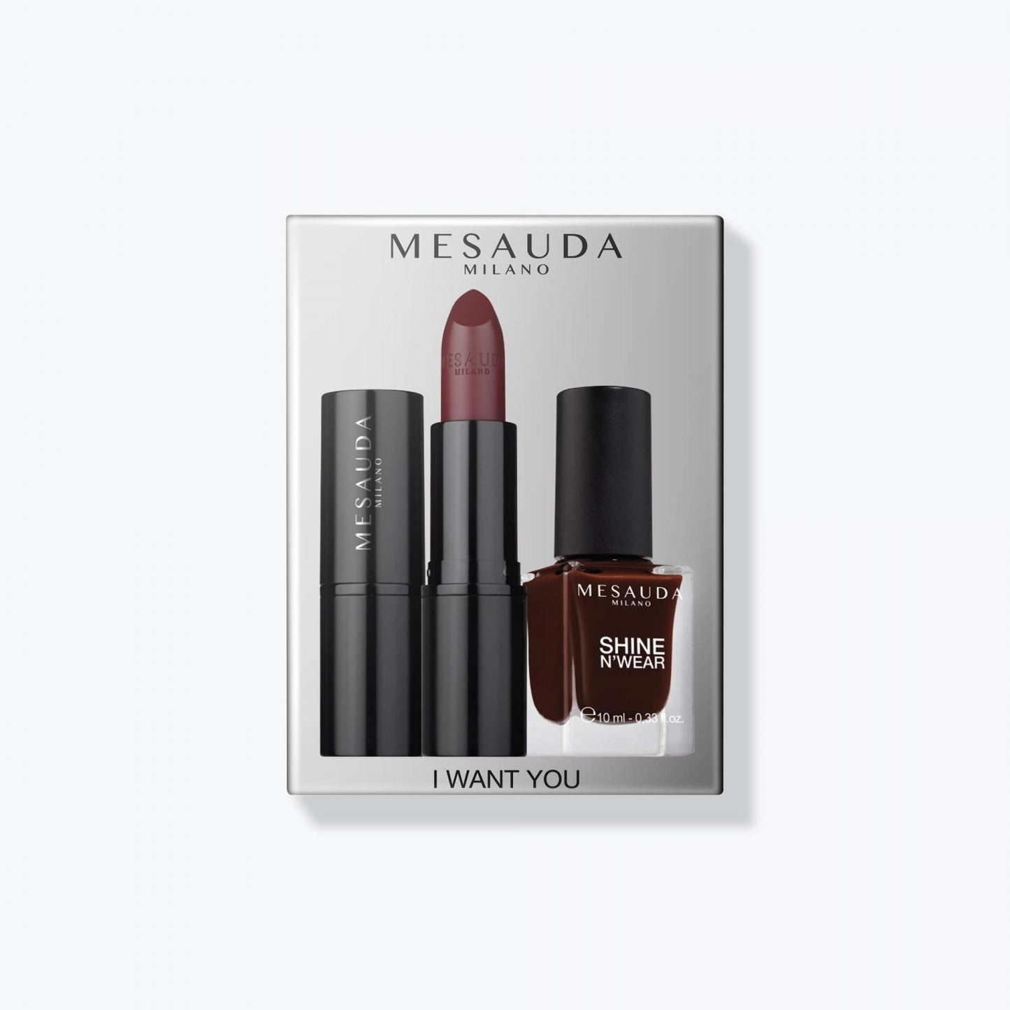 MESAUDA WANT YOU- Kit Rossetto e Smalto VINE