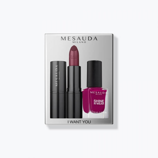 MESAUDA WANT YOU- Kit Rossetto e Smalto GOTHICFULL